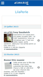 Mobile Screenshot of lilaperle.canalblog.com