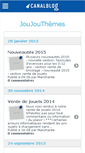 Mobile Screenshot of joujouthemes.canalblog.com