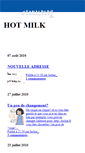 Mobile Screenshot of hotmilk.canalblog.com