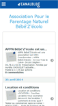 Mobile Screenshot of bebezecolo.canalblog.com