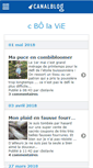 Mobile Screenshot of cbeaulavie.canalblog.com