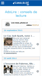 Mobile Screenshot of adolire.canalblog.com