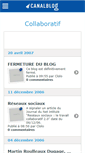 Mobile Screenshot of collaboratif.canalblog.com