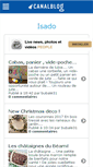 Mobile Screenshot of isadoblog.canalblog.com
