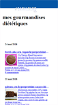 Mobile Screenshot of dieteticgourmand.canalblog.com