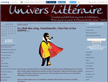 Tablet Screenshot of litterature.canalblog.com