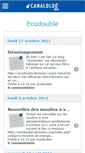 Mobile Screenshot of ecodouble.canalblog.com
