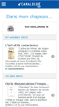 Mobile Screenshot of dansmonchapeau.canalblog.com