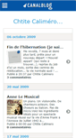 Mobile Screenshot of chtitecalimero.canalblog.com