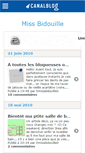 Mobile Screenshot of 0missbidouille0.canalblog.com
