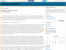 Tablet Screenshot of eternelleeurope.canalblog.com