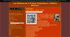 Desktop Screenshot of affaireblaireau.canalblog.com