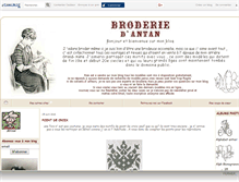 Tablet Screenshot of broderieantan.canalblog.com