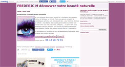 Desktop Screenshot of cosmetiquesbiofm.canalblog.com
