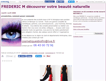 Tablet Screenshot of cosmetiquesbiofm.canalblog.com
