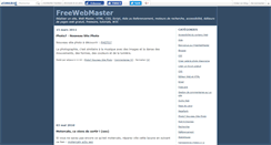 Desktop Screenshot of freewebmaster.canalblog.com