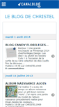 Mobile Screenshot of christelscrap.canalblog.com