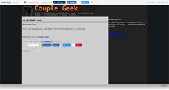 Desktop Screenshot of couplegeek.canalblog.com