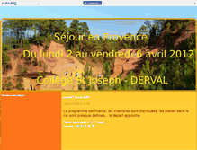 Tablet Screenshot of dervalprovence.canalblog.com