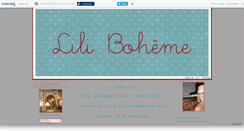 Desktop Screenshot of liliboheme.canalblog.com