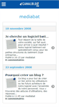 Mobile Screenshot of mediabat.canalblog.com