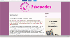 Desktop Screenshot of eskapades.canalblog.com