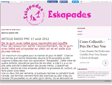 Tablet Screenshot of eskapades.canalblog.com
