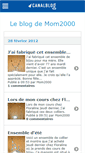 Mobile Screenshot of mom2000.canalblog.com