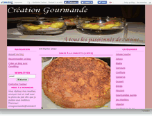 Tablet Screenshot of creagourmande.canalblog.com