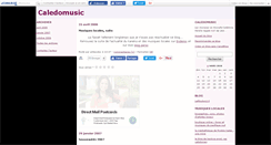 Desktop Screenshot of caledomusic.canalblog.com
