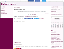 Tablet Screenshot of caledomusic.canalblog.com