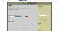 Desktop Screenshot of memento2obsa.canalblog.com