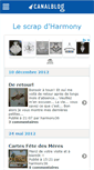 Mobile Screenshot of harmonyscrap.canalblog.com