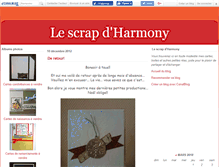 Tablet Screenshot of harmonyscrap.canalblog.com
