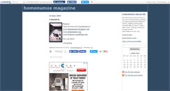 Desktop Screenshot of homonumos.canalblog.com