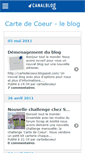 Mobile Screenshot of cartedecoeur.canalblog.com