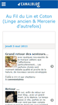 Mobile Screenshot of fildulinetcoton.canalblog.com