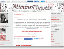 Tablet Screenshot of miminefimotte.canalblog.com