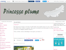 Tablet Screenshot of princessplume.canalblog.com