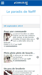 Mobile Screenshot of leparadisdenefff.canalblog.com