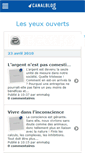 Mobile Screenshot of lesyeuxouverts.canalblog.com
