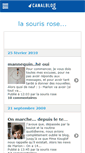 Mobile Screenshot of lasourisrose.canalblog.com