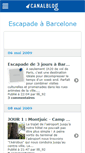 Mobile Screenshot of evasionbarcelone.canalblog.com