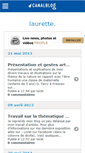 Mobile Screenshot of loret.canalblog.com