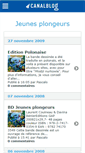 Mobile Screenshot of jeunesplongeurs.canalblog.com