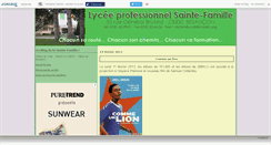 Desktop Screenshot of lpsaintefamille.canalblog.com