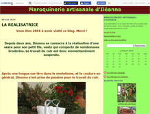 Tablet Screenshot of maroquinerieart.canalblog.com