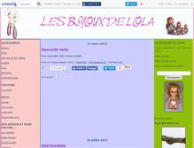 Tablet Screenshot of lesbijouxdelola.canalblog.com