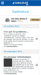Mobile Screenshot of geektature.canalblog.com
