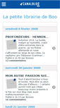 Mobile Screenshot of librairieboo.canalblog.com